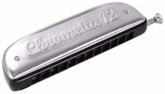 Hohner Chrometta 12 C - Foukací harmonika