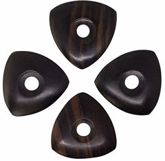 Timber Tones Star Tones African Ebony 4-Pack - Trsátka