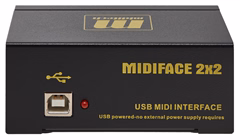 Miditech MIDI face 2x2 (rozbalené) - MIDI převodník