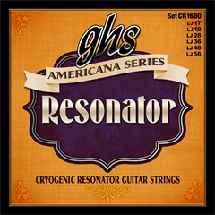 Ghs CR 1600 - Struny pro resonator