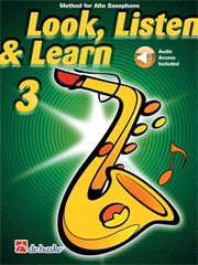 MS Look, Listen & Learn 3 - Alto Saxophone - Škola hry na saxofon