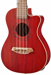 Flight DUC 380 CEQ Coral - Elektroakustické ukulele