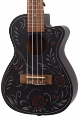 Bamboo U-23 Flowers & Roll-S - Akustické ukulele