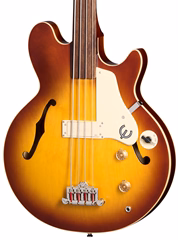 Epiphone Jack Casady Fretless Bass ART - Semiakustická baskytara