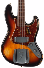 Fender Custom Shop 61 Jazz Bass Heavy Relic 3-Color Sunburst - Elektrická baskytara