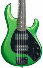 Music Man 2024 StingRay Special 5 HH Kiwi Green - Elektrická baskytara