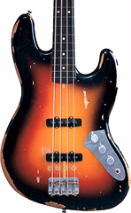 Fender Custom Shop Jaco Pastorius Tribute Jazz Bass - Elektrická bezpražcová baskytara