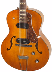Godin 5th Avenue Jumbo P90 Harvest Gold - Semiakustická kytara