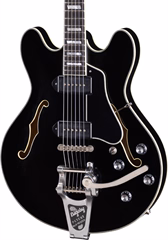 Eastman T64/TV-LTD Black - Semiakustická kytara