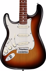 Fender Player II Stratocaster LH RW 3TS - Levoruká elektrická kytara