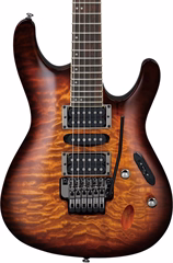 Ibanez S670QM Dragon Eye Burst - Elektrická kytara