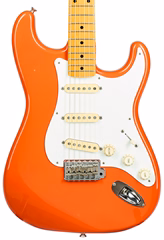 Fender Squier 1992 Hank Marvin Stratocaster Fiesta Red - Elektrická kytara