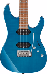 Ibanez MM7 Transparent Aqua Blue - Elektrická sedmistrunná kytara