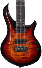 Sterling by Music Man Majesty MAJ270X FM Tiger Eye - Elektrická sedmistrunná kytara