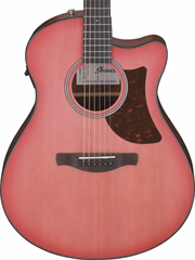 Ibanez AAM50CE Coral Red Burst - Elektroakustická kytara