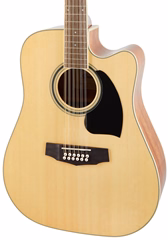 Ibanez PF1512ECE Natural - Dvanáctistrunná elektroakustická kytara