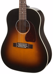 Gibson J-45 Standard 12-String Vintage Sunburst - Dvanáctistrunná elektroakustická kytara