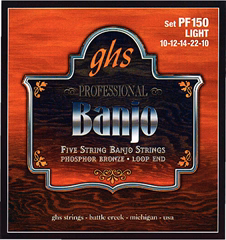 Ghs PF150 - Struny pro pětistrunné banjo