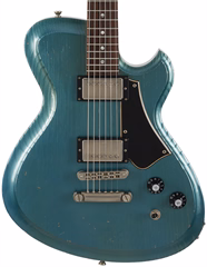 Novo Solus H2 Aged Pelham Blue NAMM 26 - Elektrická kytara