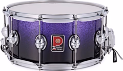 Premier 14" x 7" Genista Maple Snare Drum Purple Fade Sparkle - Snare bubínek