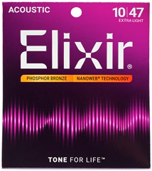 Elixir Nanoweb Phosphor Bronze Extra Light