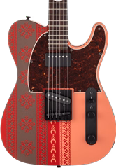 Fender MIJ Monster Hunter Rathalos Telecaster RW RD (poškozené) - Elektrická kytara