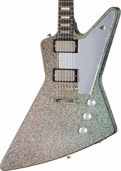 Epiphone Lzzy Hale Explorer Custom Black Diamond Holographic Sparkle - Elektrická kytara