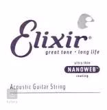Elixir Nanoweb Phosphor Bronze Single .026" - Kusová struna