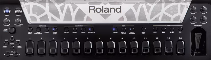 Roland FR 8XB BK - Digitální akordeon, V-Accordion