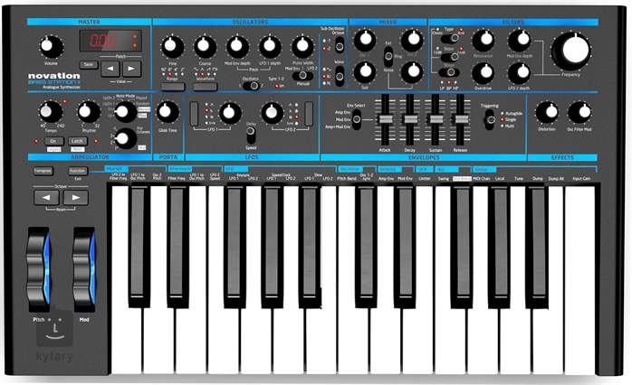 Novation Bass Station II  - Analogový syntezátor