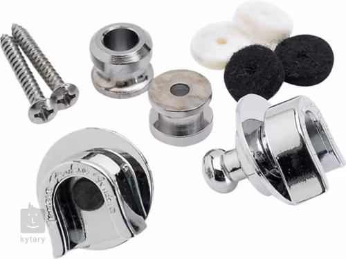 Fender Security Strap Locks Chrome - Zámky na popruh