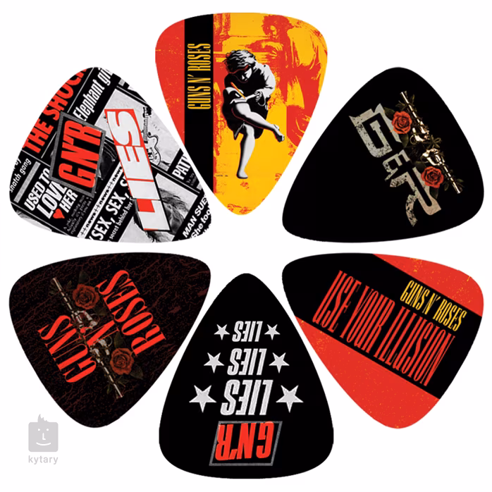 Perri's Leathers Guns N' Roses Picks I - Signature trsátka
