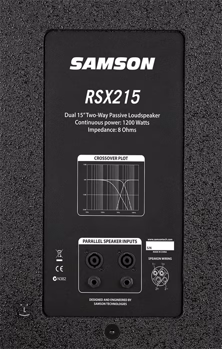 Samson RSX-215 - Pasivní reprobox