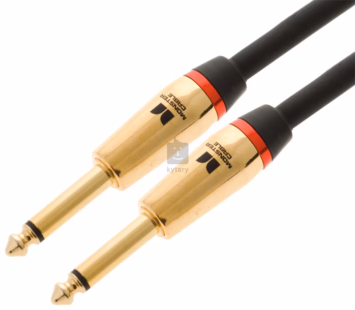 Monster Rock 12' Instrument Cable Straight - Nástrojový kabel
