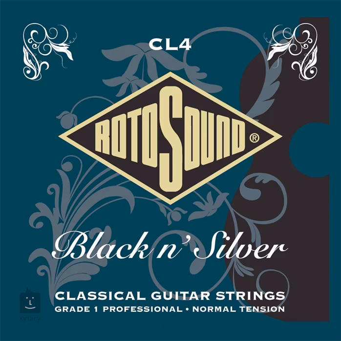 Rotosound CL4 Black n' Silver Classical - Nylonové struny pro klasickou kytaru