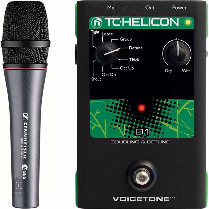 tc-helicon Voicetone D1 - Vokální efektový procesor