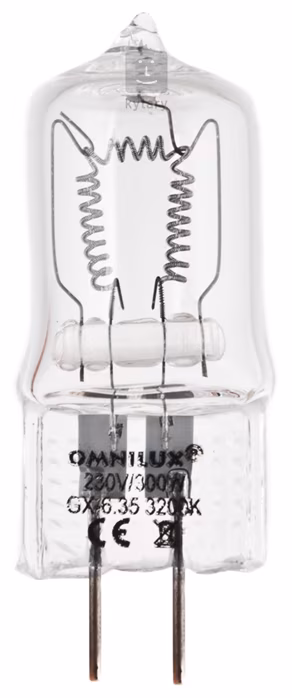 Omnilux 230V/300W GX-6,35 75h 3200K - Světelný zdroj