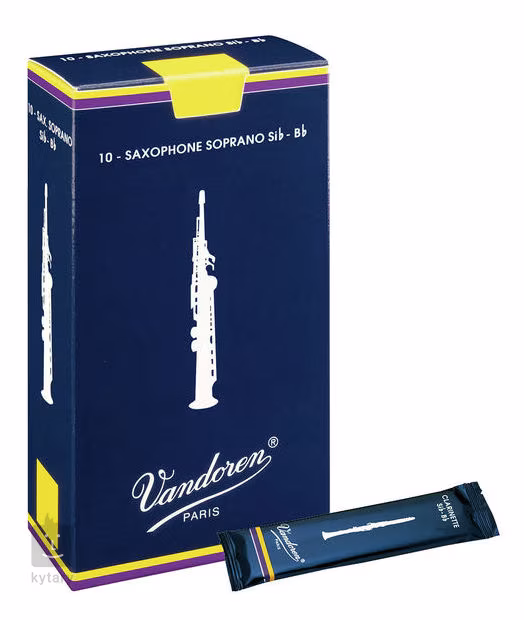 Vandoren Soprano Sax Traditional 2.5 - box - Saxofonové plátky