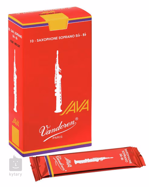 Vandoren Soprano Sax Java Red 2.5 - box - Saxofonové plátky