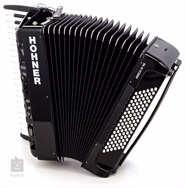 Hohner Amica Forte IV 96 black - Klávesový akordeon