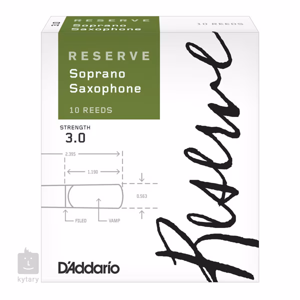 D'Addario Reserve Soprano Sax - 10 - 3,5 - Saxofonové plátky