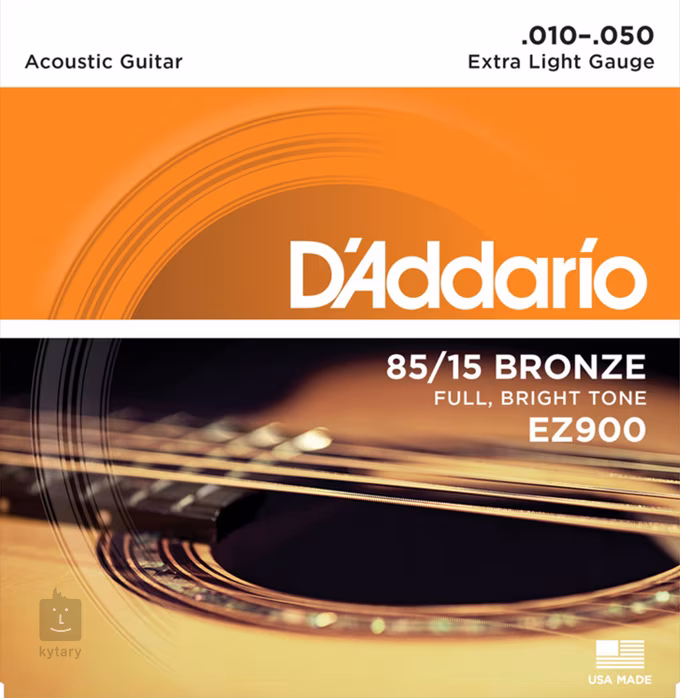 D'Addario EZ900 - Kovové struny pro akustickou kytaru
