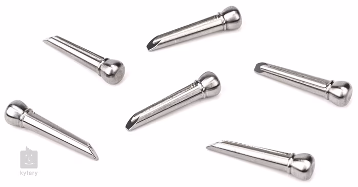 D'Addario Titanium Bridge Pins - Kolíčky do kobylky