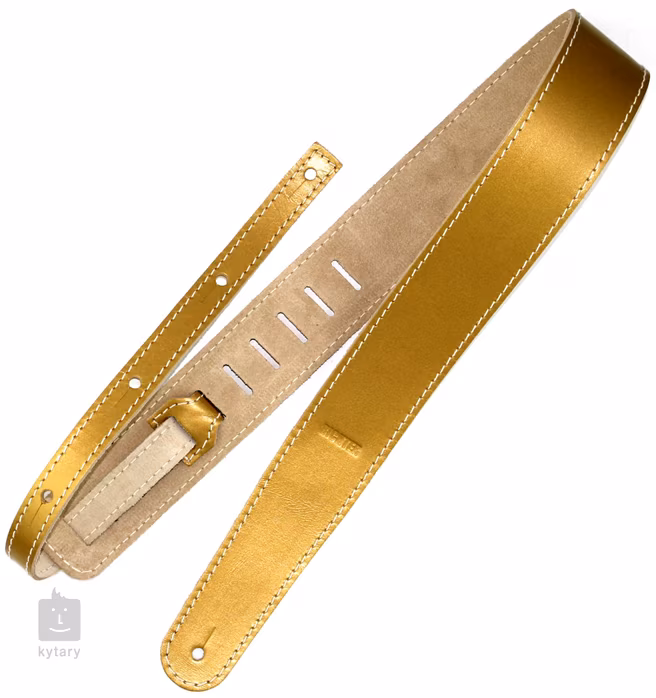 Richter Raw II Metallic Gold - Kytarový popruh