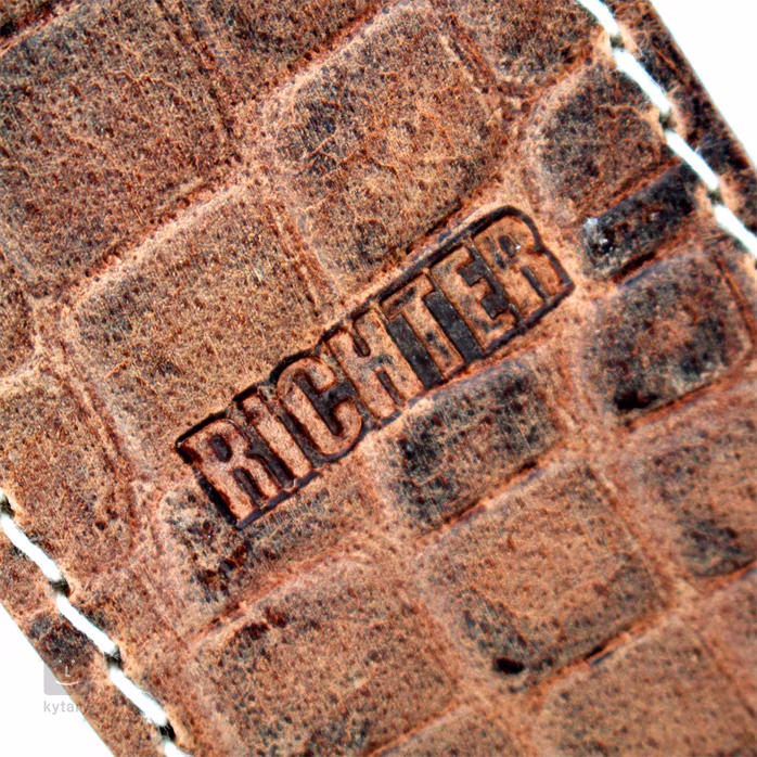 Richter Raw II Contour Croc Natural - Kytarový popruh