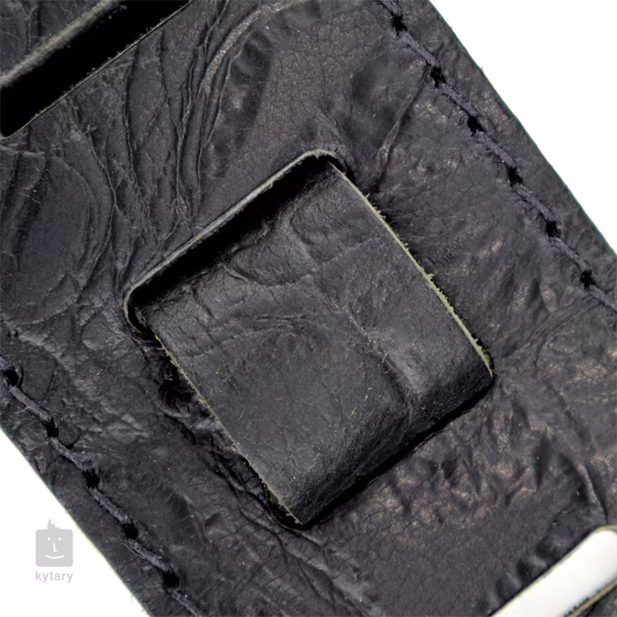 Richter Raw II Contour Croc Black - Kytarový popruh