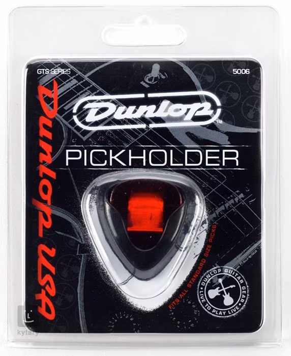 Dunlop Ergo Black Pick Holder - Držák trsátek
