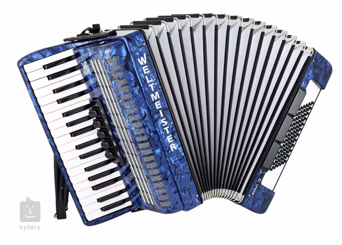 Weltmeister Achat III 72 blue - Klávesový akordeon