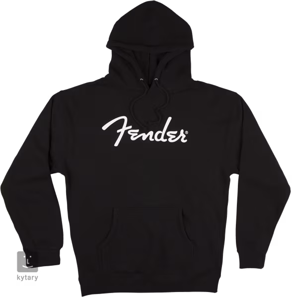 Fender Logo Hoodie Black XXL - Mikina