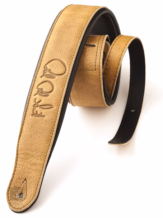 PRS Padded Leather Strap Sandstone - Kytarový popruh